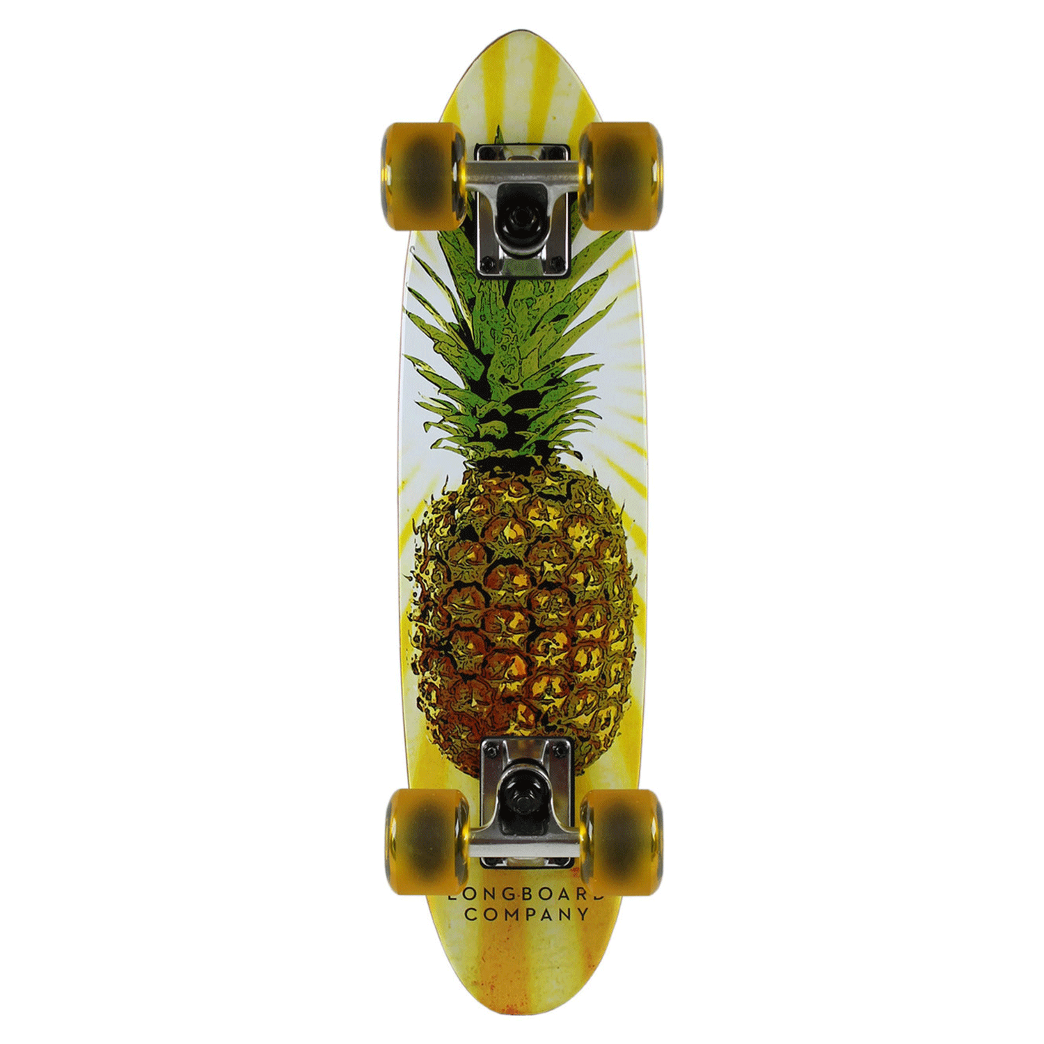 Paradise Micro Skateboard Cruiser Pineapple 6in x 23in